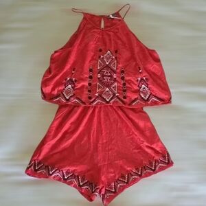 Blue Island Beach Romper